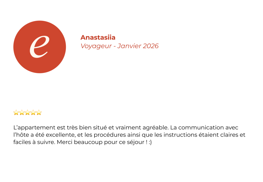 Easy Host Conciergerie - Anastasiia voyageur