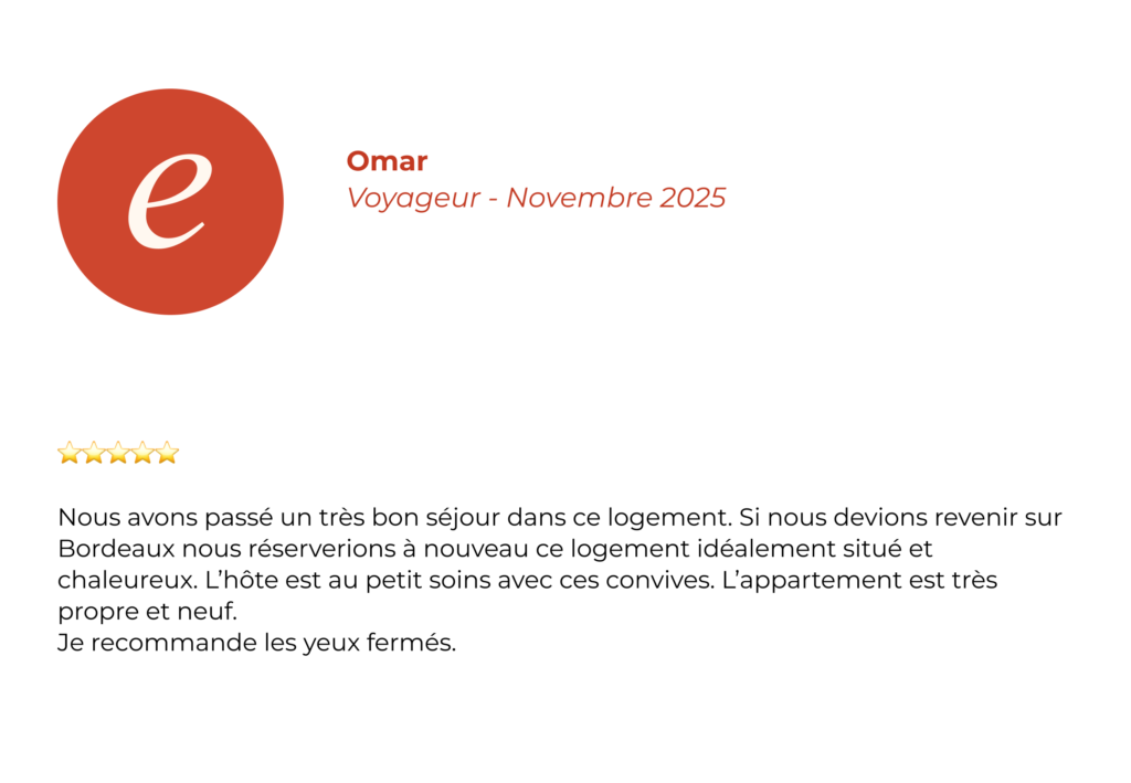 Easy Host Conciergerie - Omar voyageur